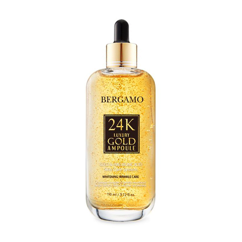 Антивікова сироватка для обличчя Bergamo Ampoule 24K Luxury Gold із золотом, 110 мл