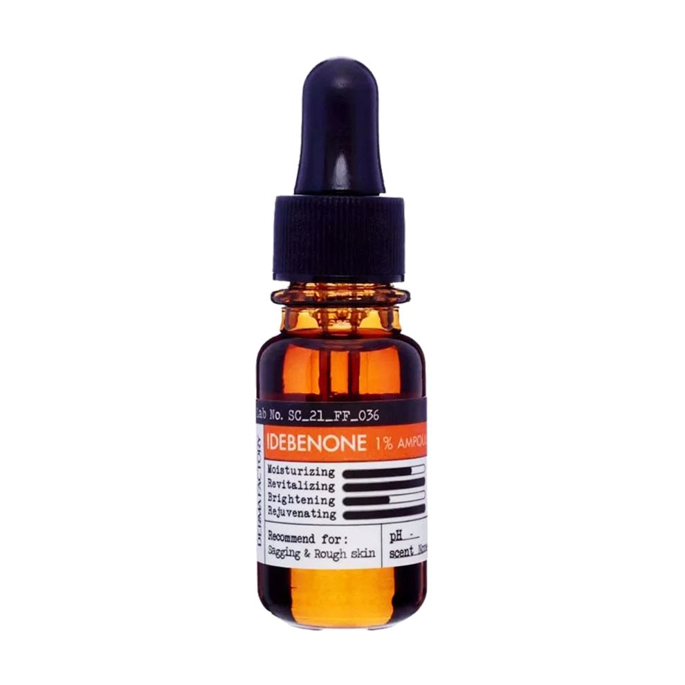 Антивікова сироватка для обличчя Derma Factory Idebenone 1% Ampoule з 1% ідебенон, 10 мл