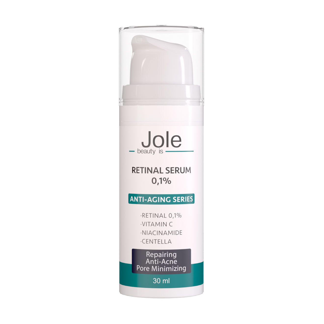Антивікова сироватка для обличчя Jole Anti-Aging Retinal Serum 0.1% з ретиналем 0.1%, 30 мл