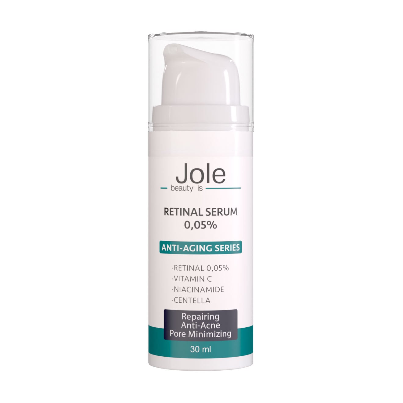 Антивікова сироватка для обличчя Jole Anti-Aging Retinal Serum 0.05% з ретиналем 0.05%, 30 мл