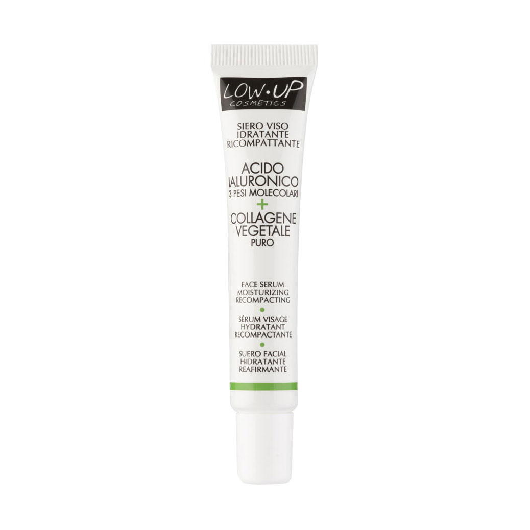 Антивікова сироватка для обличчя Low Up Cosmetics Hyaluronic Acid + Collagen Face Serum з гіалуроновою кислотою та колагеном, 20 мл