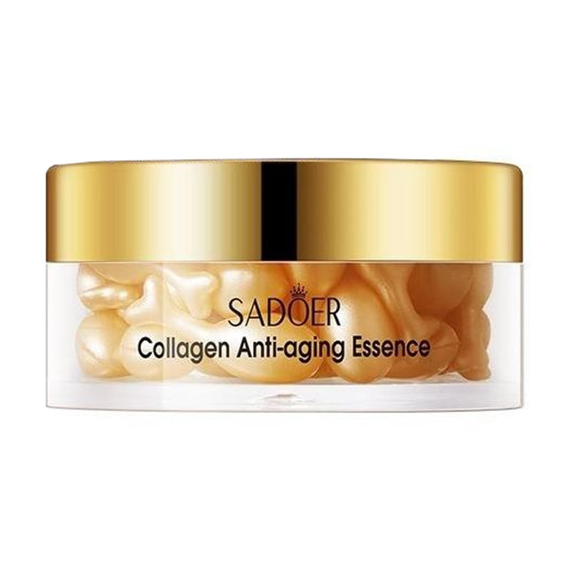 Антивікова сироватка для обличчя Sadoer Collagen Anti-Aging Essence з колагеном, 30 капсул