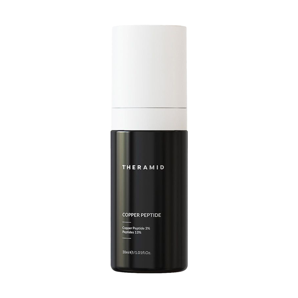 Антивікова сироватка для обличчя Theramid Copper Peptide з пептидами чистої міді, 30 мл