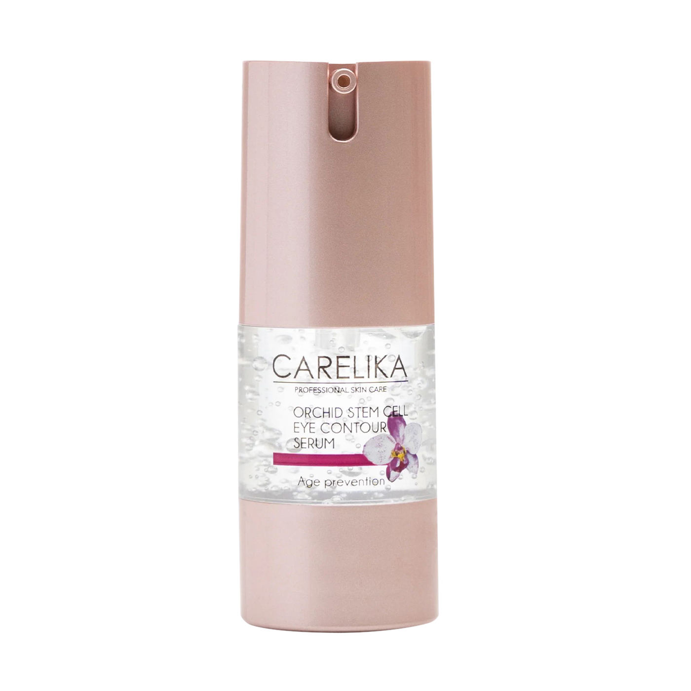 Антивікова сироватка для шкіри навколо очей Carelika Orchid Stem Cell Eye Contour Serum зі стовбуровими клітинами орхідеї, 15 мл