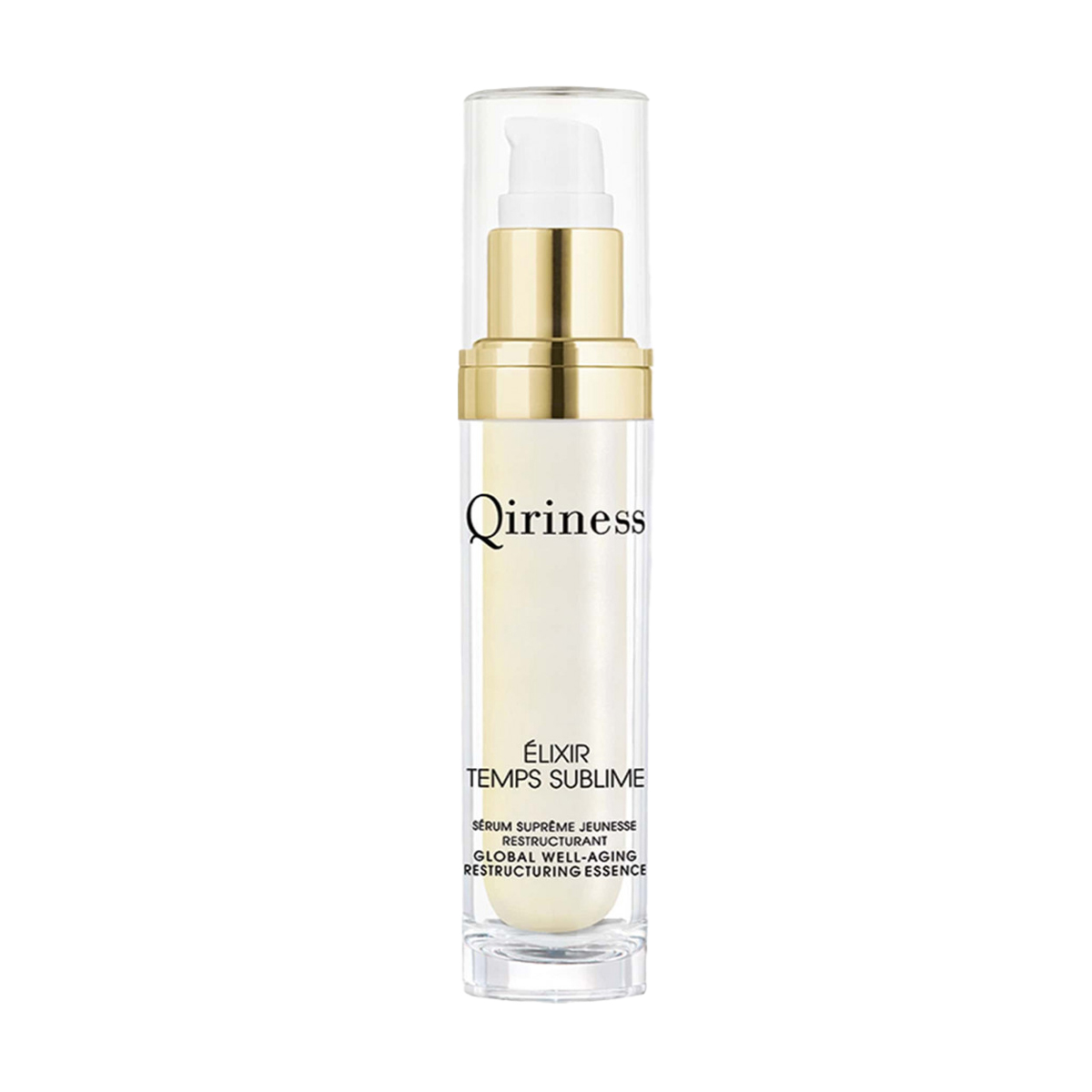 Антивікова відновлювальна сироватка для обличчя Qiriness Elixir Temps Sublime Global Well-Aging Restructuring Essence, 30 мл