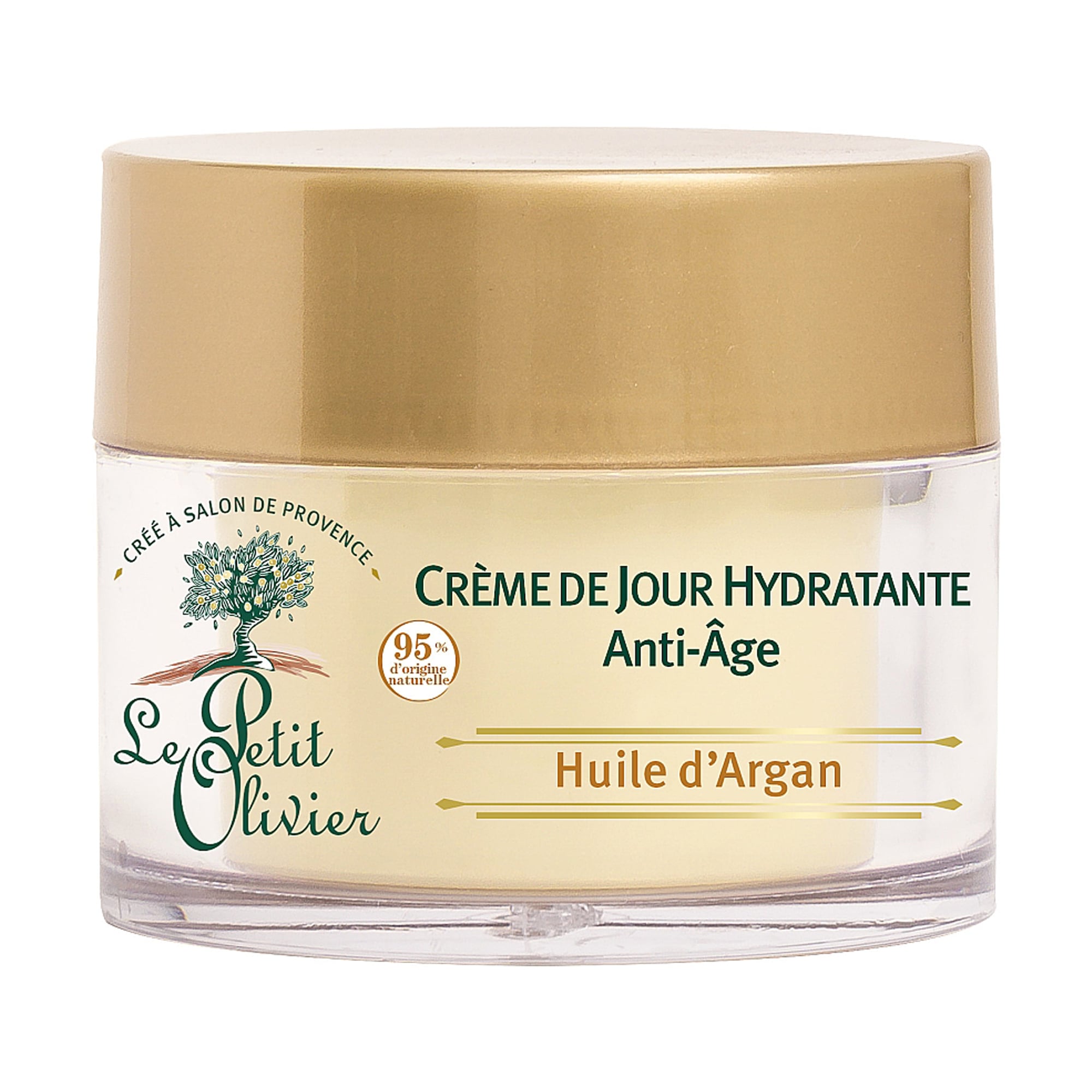 Антивіковий денний крем для обличчя Le Petit Olivier Organic Care Moisturizing Anti-Age Day Cream з аргановою олією, 50 мл