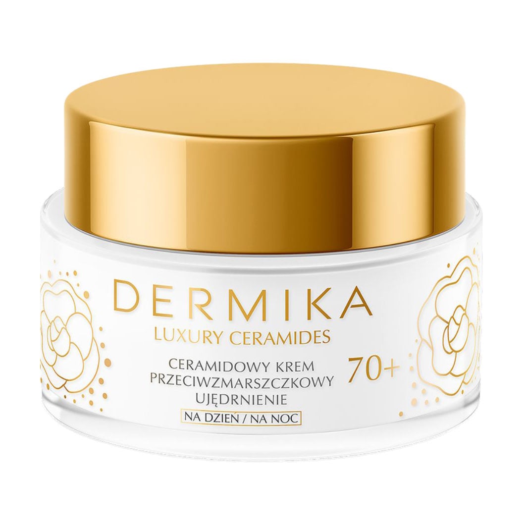 Антивіковий крем для обличчя Dermika Luxury Ceramides Ceramide Anti-Wrinkle Cream 70+ Day/Night, 50 мл
