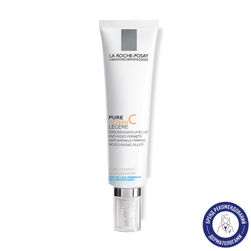 Антивіковий крем для обличчя La Roche-Posay Pure Vitamin C Light для нормальної, комбінованої чутливої шкіри, 40 мл