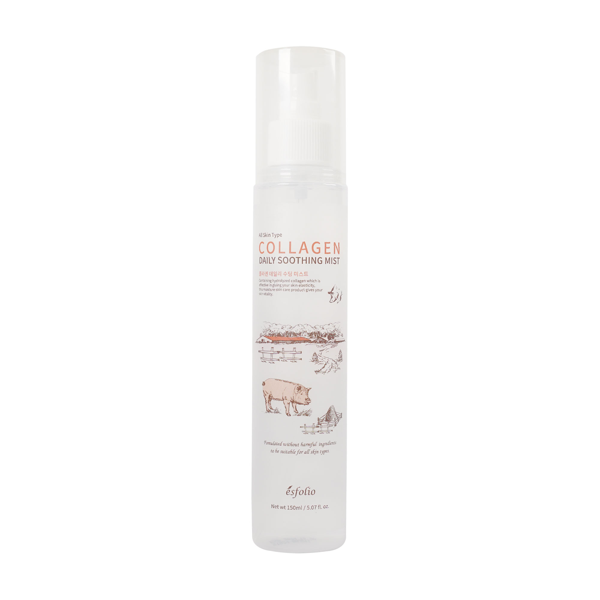 Антивіковий міст для обличчя Esfolio Collagen Daily Soothing Mist, 150 мл