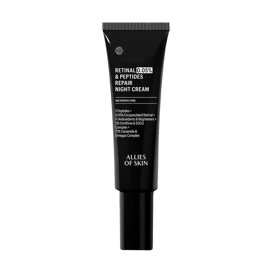 Антивіковий нічний крем для обличчя Allies Of Skin Retinal 0.05% &amp; Peptides Repair Night Cream з ретиналем 0.05%, 48 мл