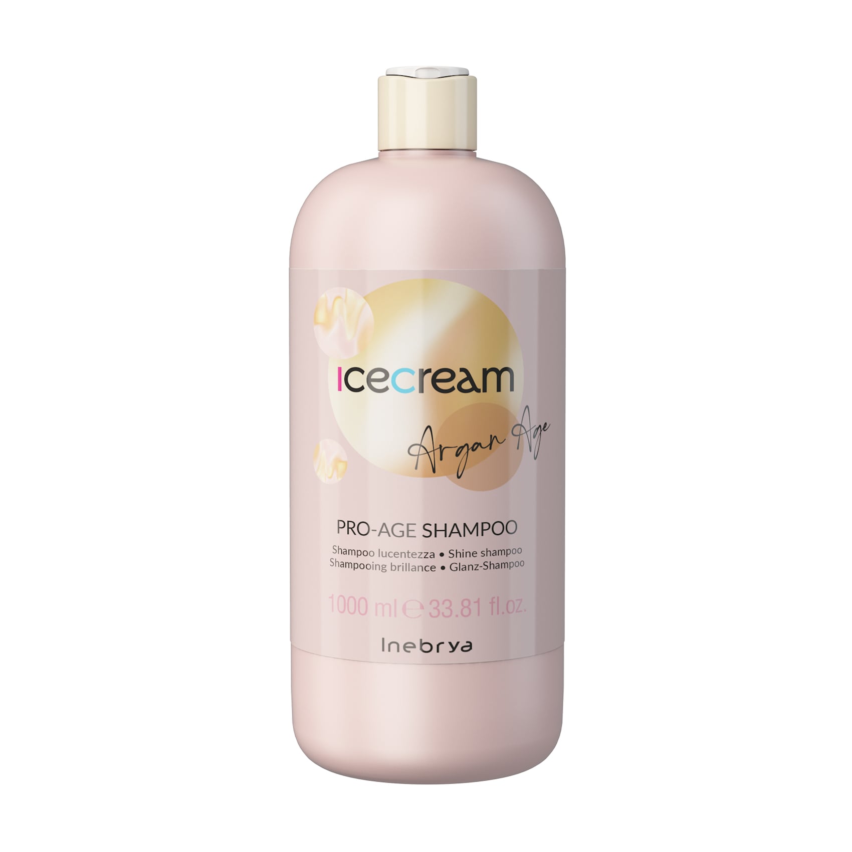 Антивіковий шампунь для волосся Inebrya Ice Cream Pro Age Shampoo, 1 л