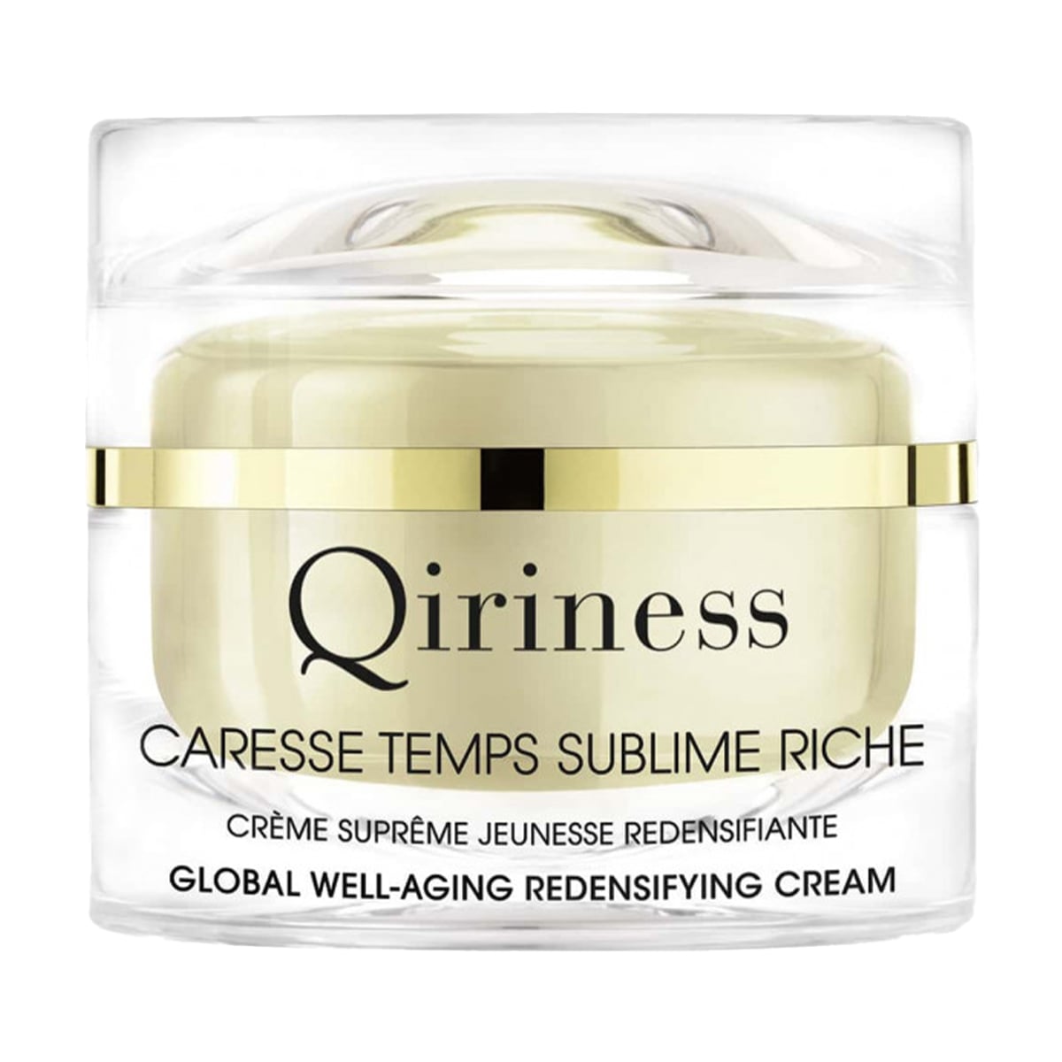 Антивіковий та відновлювальний крем для обличчя Qiriness Caresse Temps Sublime Riche Global Well-Aging Redensifying Cream, 50 мл