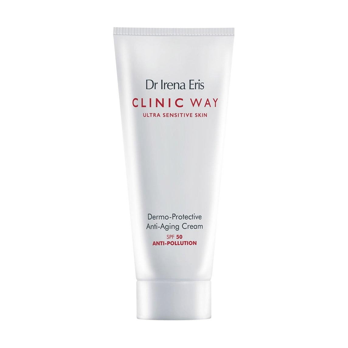 Антивіковий захисний денний крем Dr Irena Eris Clinic Way SPF 50 для дуже чутливої шкіри обличчя, 40 мл