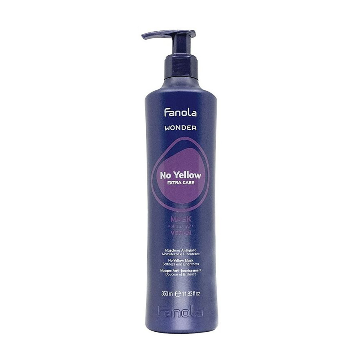 Антижовта маска для волосся Fanola Wonder No Yellow Extra Care Mask, 350 мл
