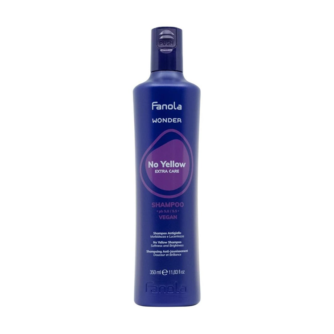 Антижовтий шампунь для волосся Fanola Wonder No Yellow Extra Care Shampoo, 350 мл