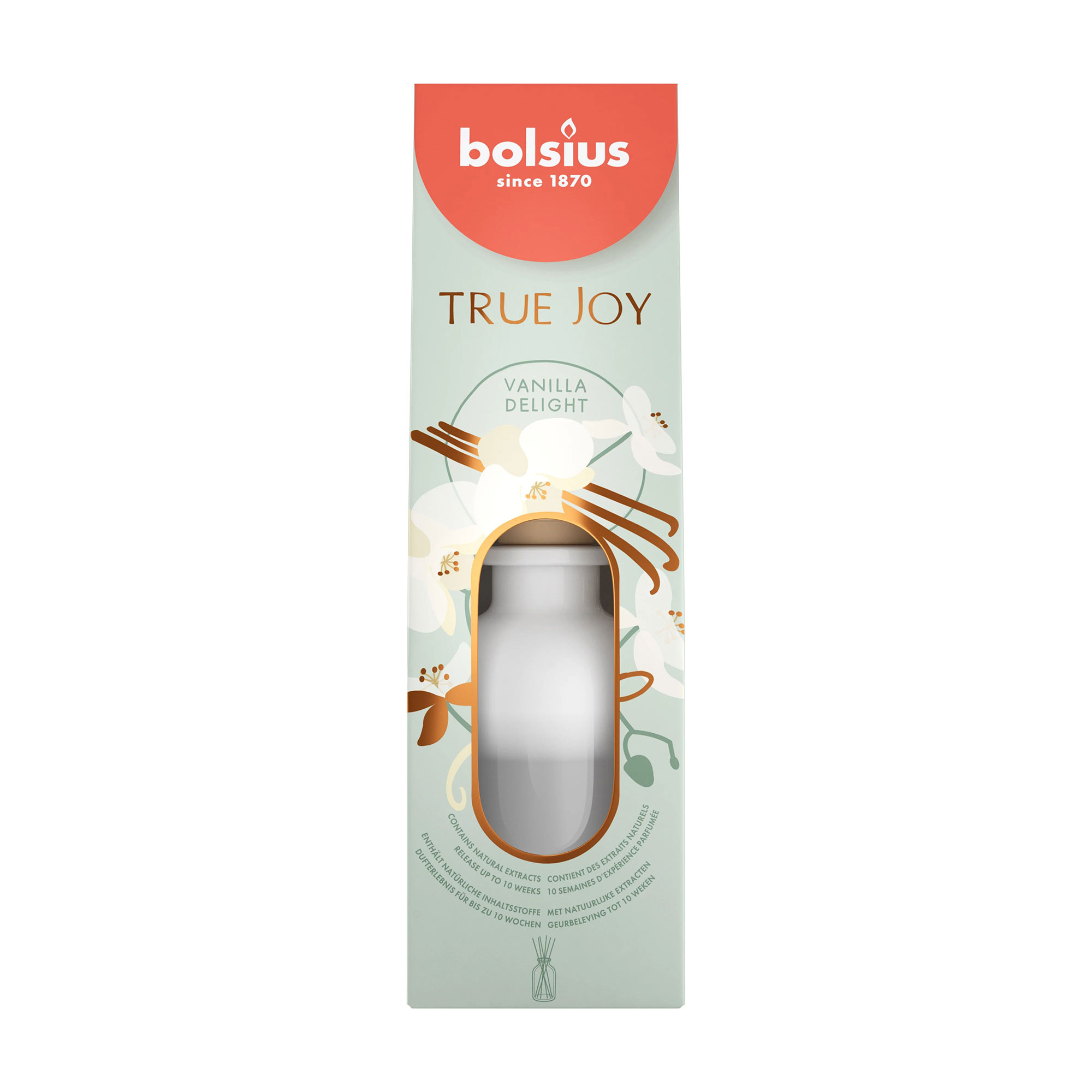 Аромадифузор Bolsius True Joy Vanilla Delight, 80 мл