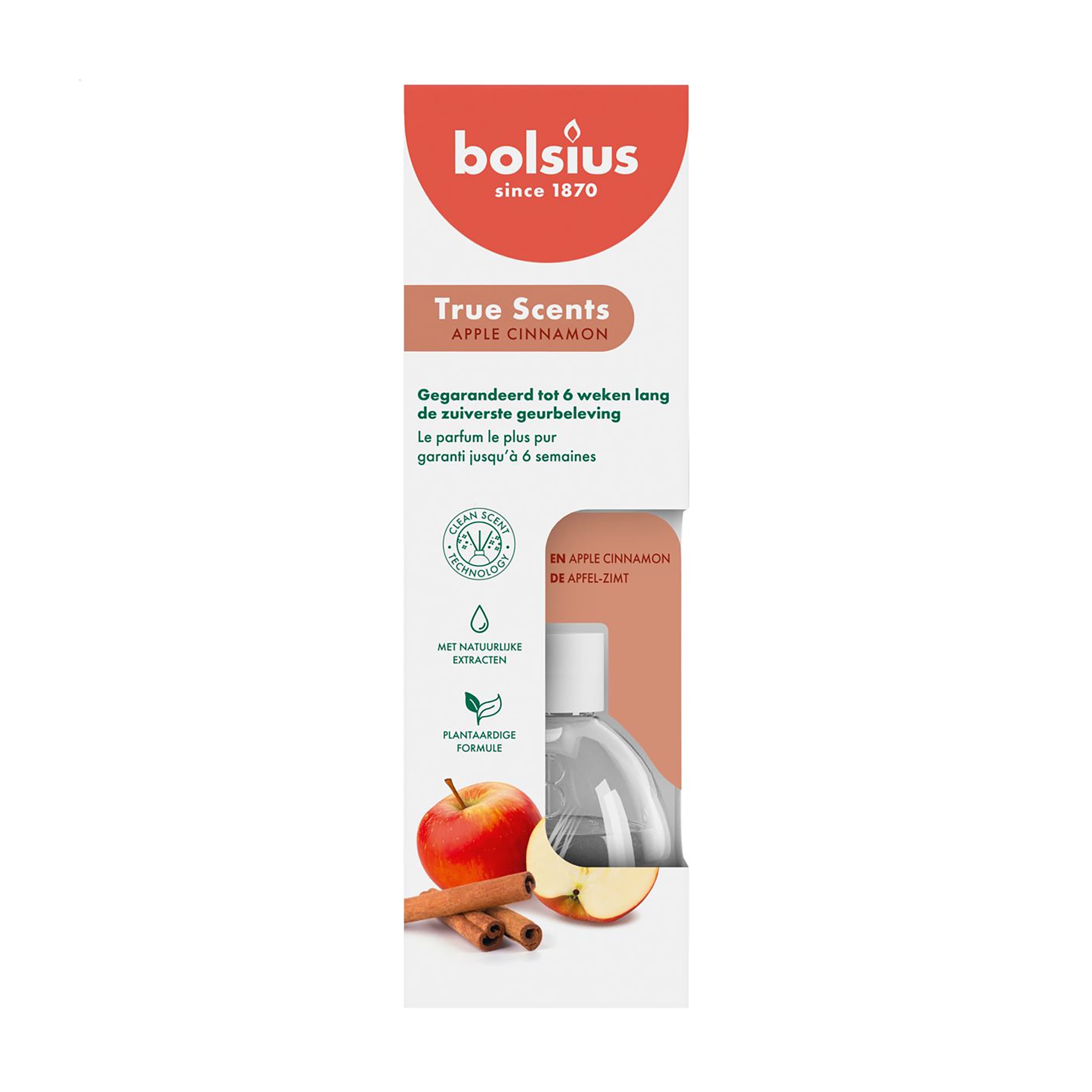 Аромадифузор Bolsius True Scents Apple Cinnamon, 60 мл