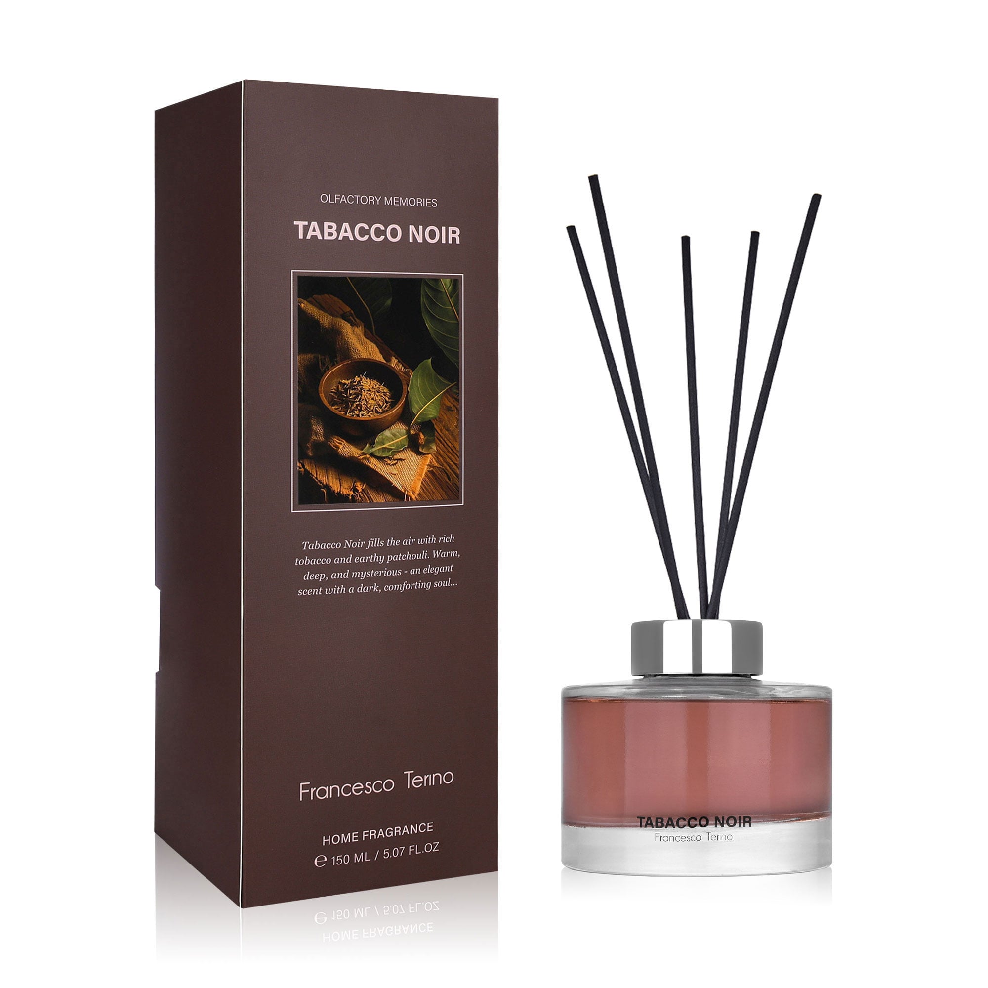 Аромадифузор Francesco Terino Tabacco Noir, 150 мл