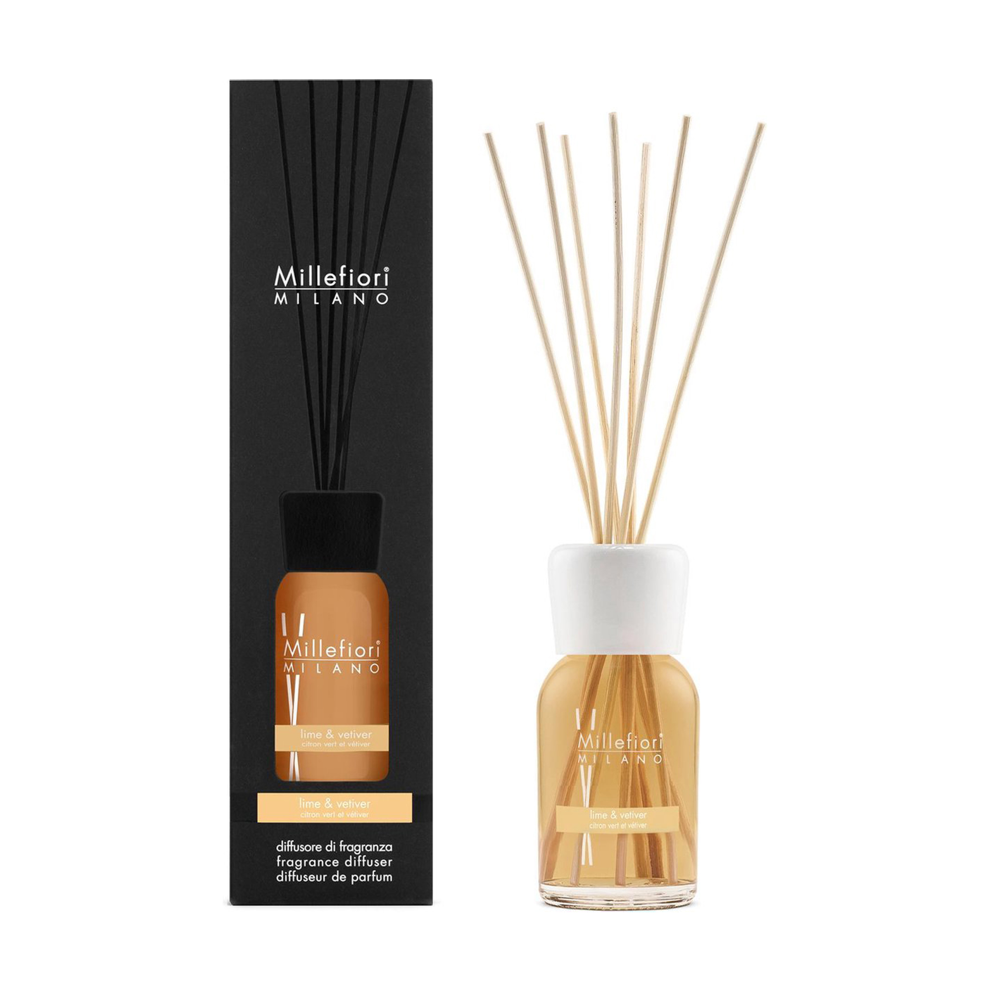 Аромадифузор Millefiori Milano Lime &amp; Vetiver, 100 мл