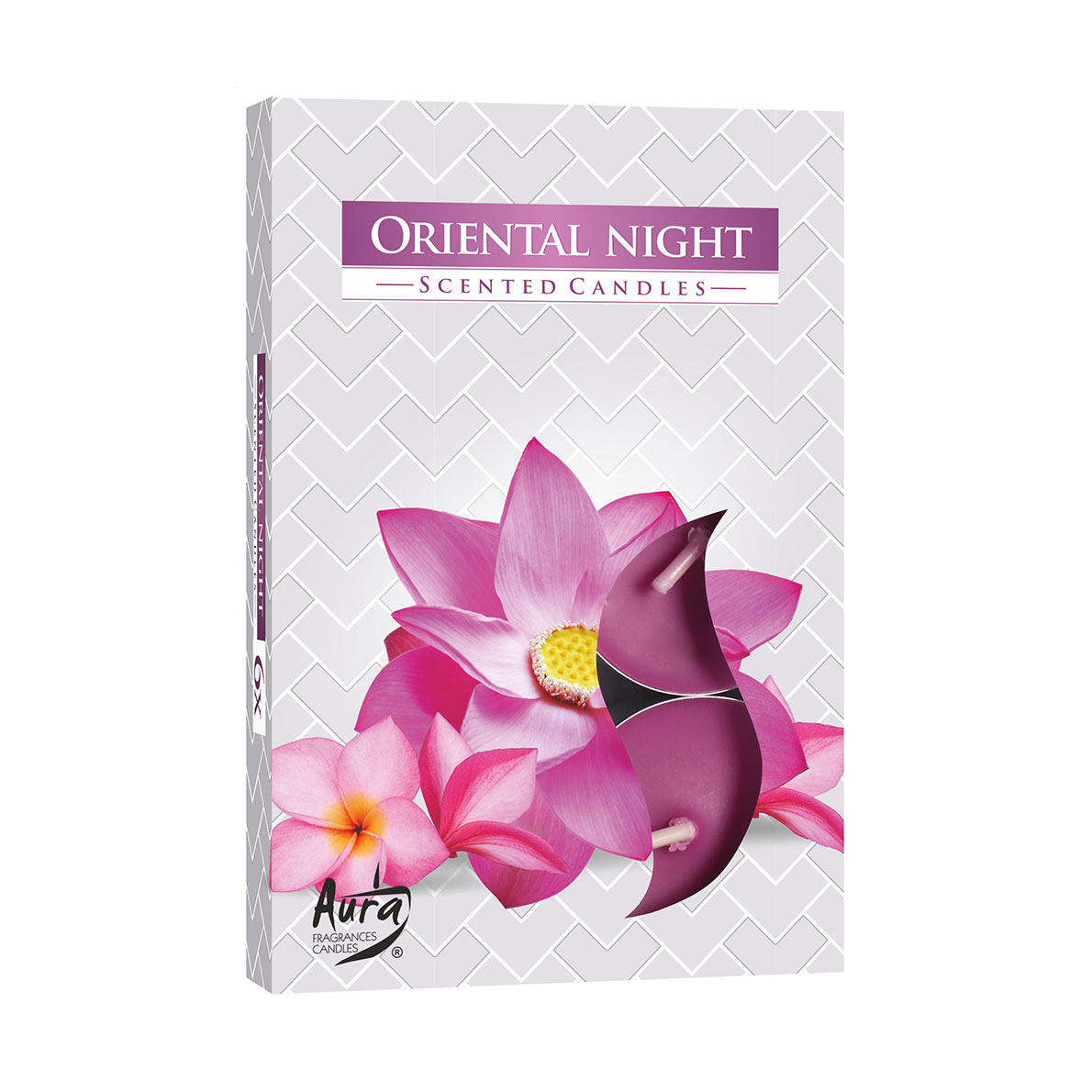 Ароматична свічка Bispol Scented Candle Oriental Night, 6 шт (p15-272 a6)