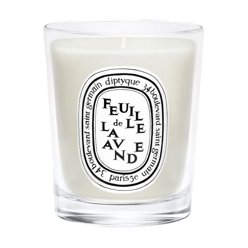 Ароматична свічка Diptyque Feuille de Lavande Candle унісекс, 70 г