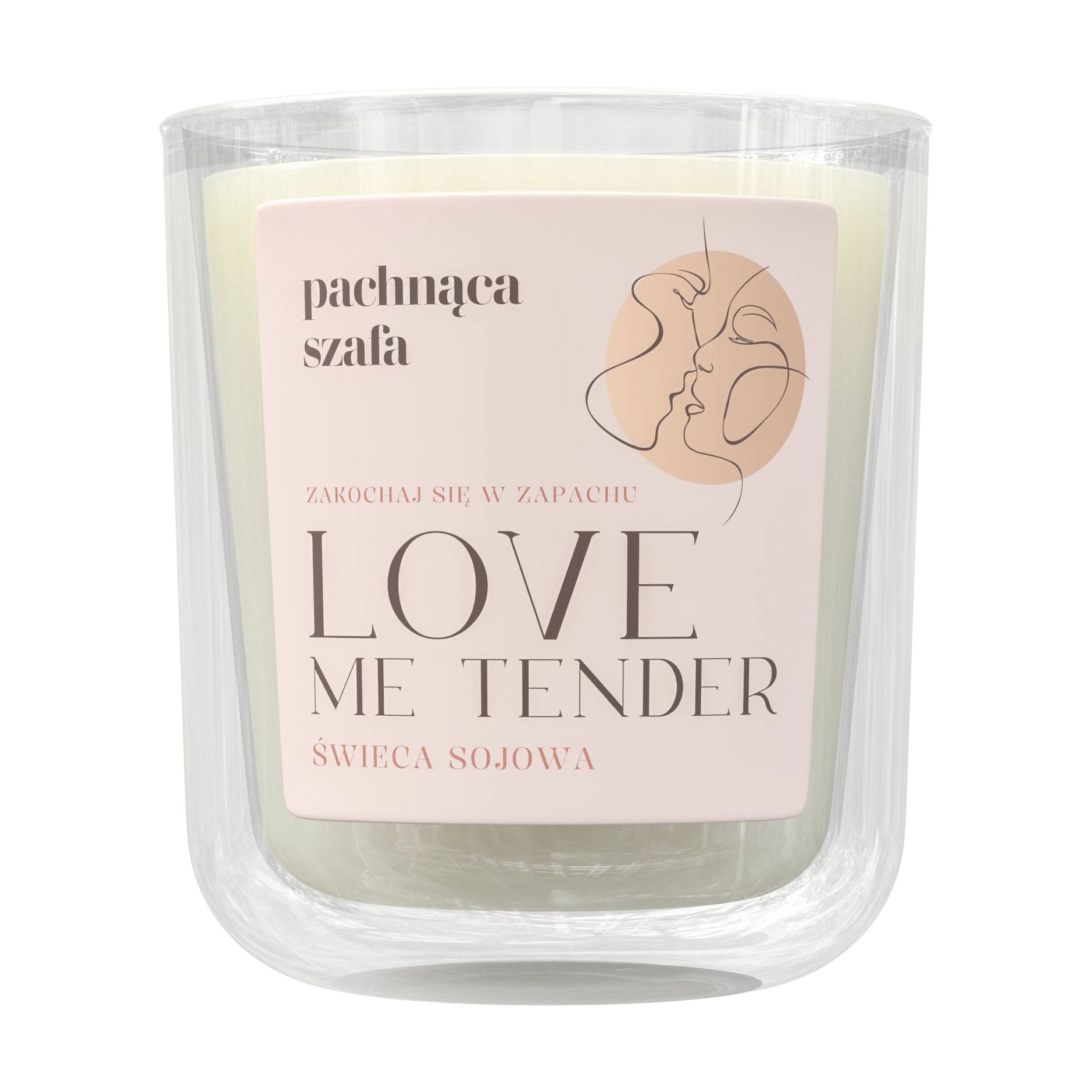 Ароматична свічка Pachnaca Szafa Love Me Tender, 165 г