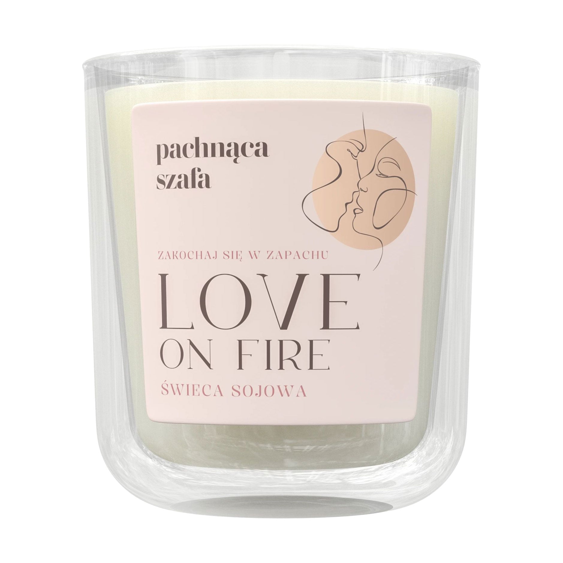 Ароматична свічка Pachnaca Szafa Love On Fire, 165 г