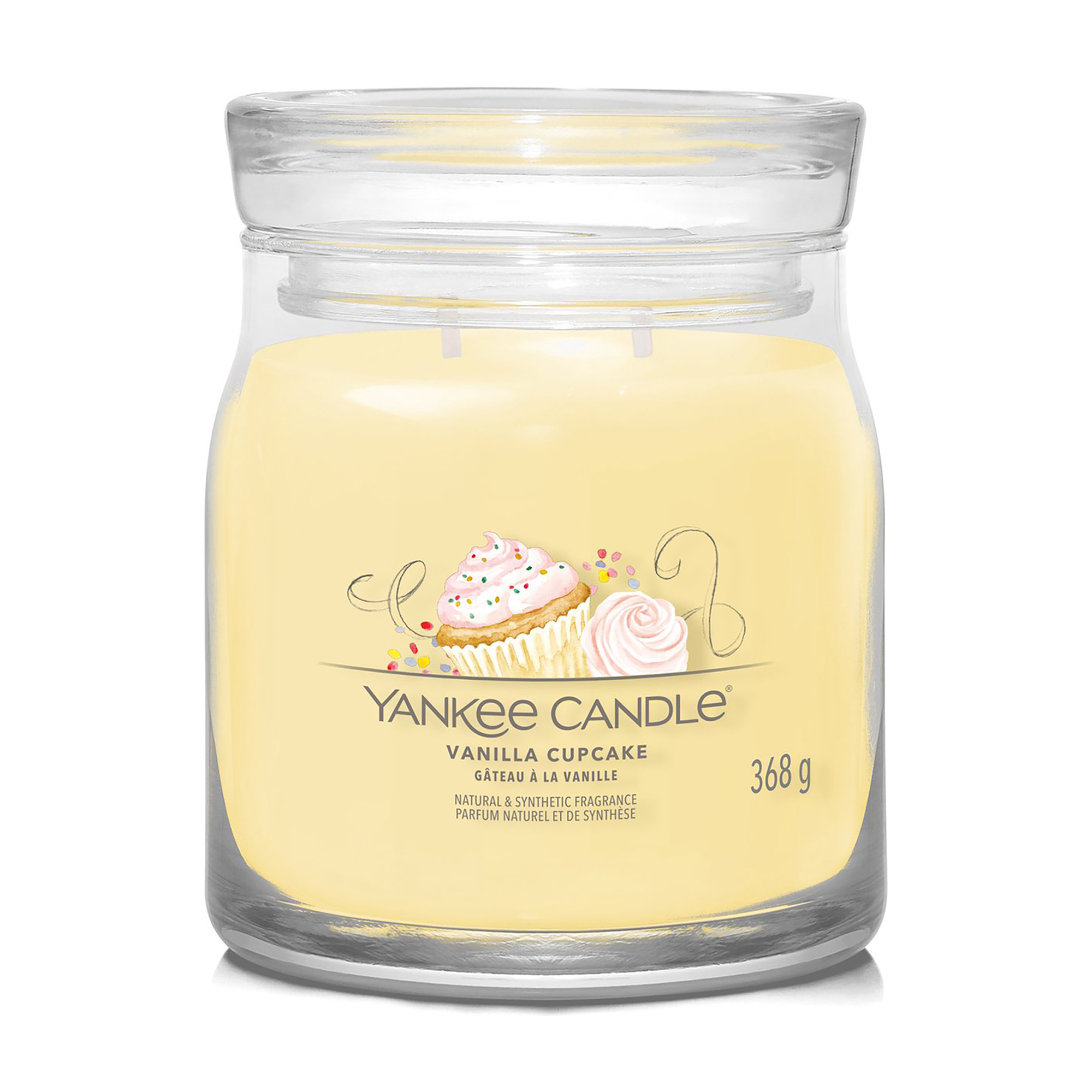 Ароматична свічка у банці Yankee Candle Vanilla Cupcake, 368 г