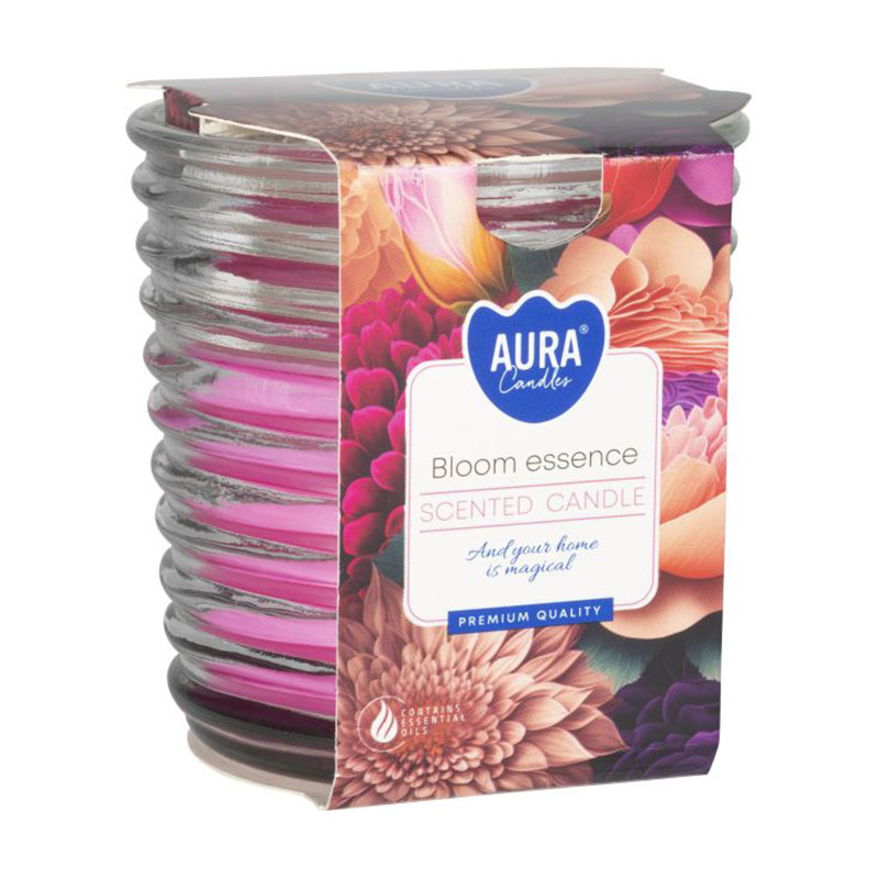 Ароматична свічка в склянці Bispol Scented Candle Bloom Essence, 130 г (snw80-1-452)
