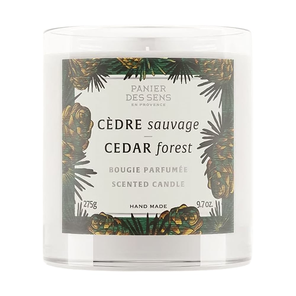 Ароматична свічка в склянці Panier des Sens Scented Candle Кедровий ліс, 275 г