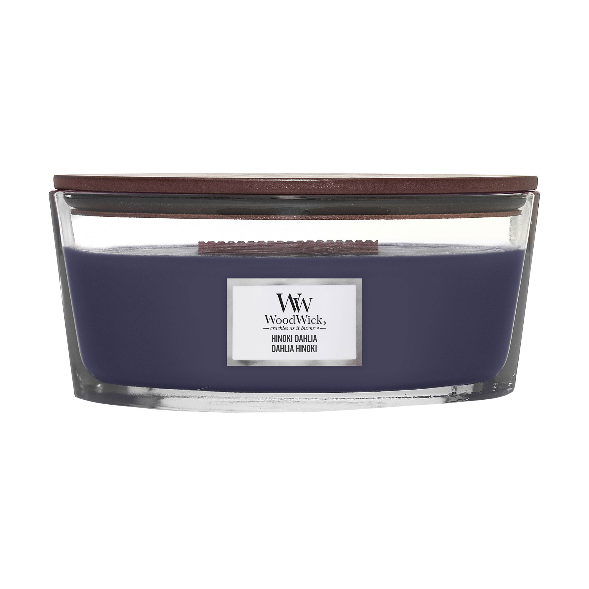 Ароматична свічка в склянці WoodWick Hourglass Candle Hinoki Dahlia, 453 г