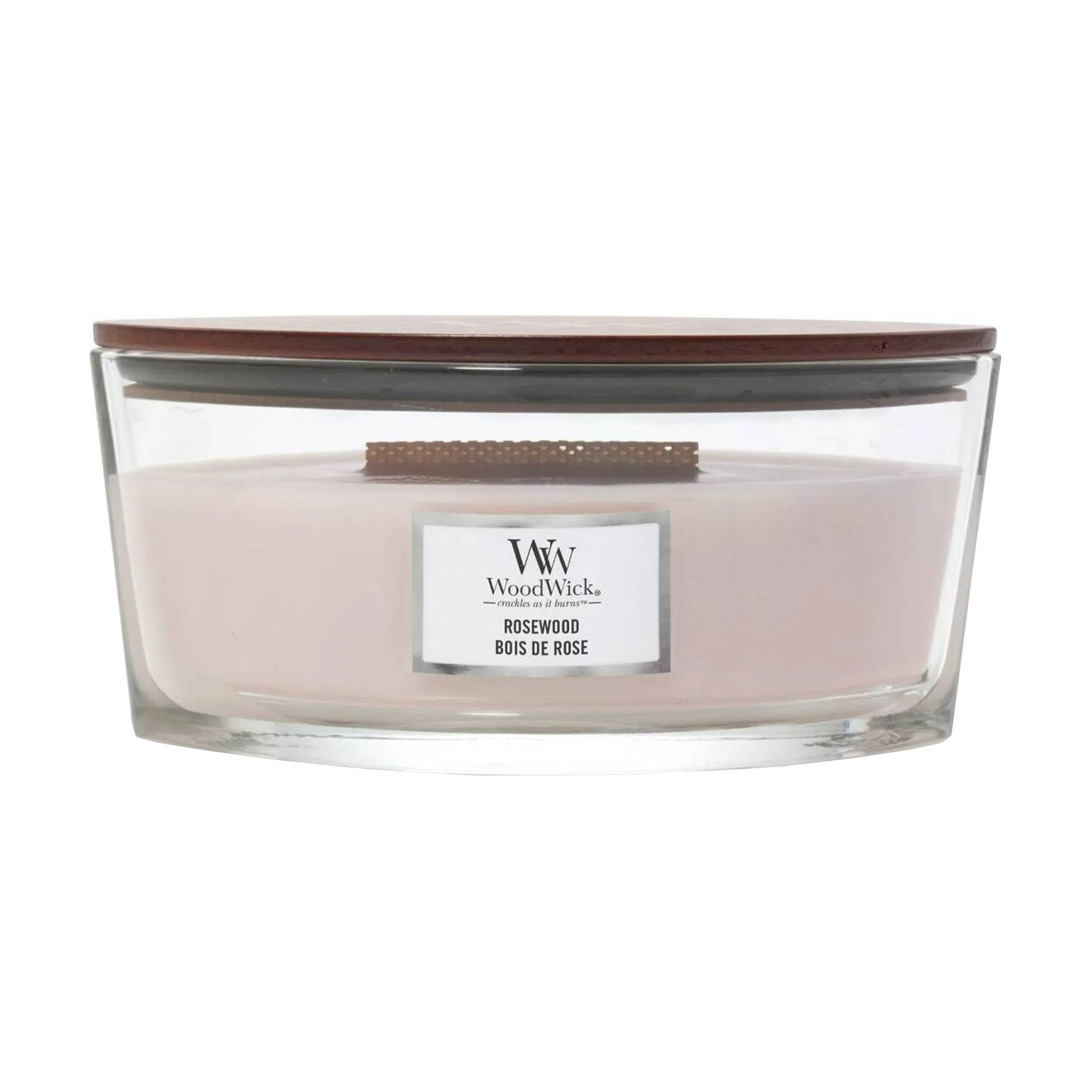 Ароматична свічка в склянці WoodWick Hourglass Candle Rosewood, 453 г