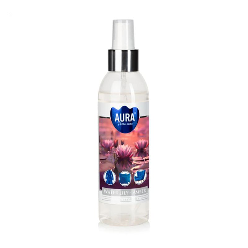 Ароматичний спрей для текстилю Bispol Aura Water Lily Amber, 185 мл (AFS-001-505)