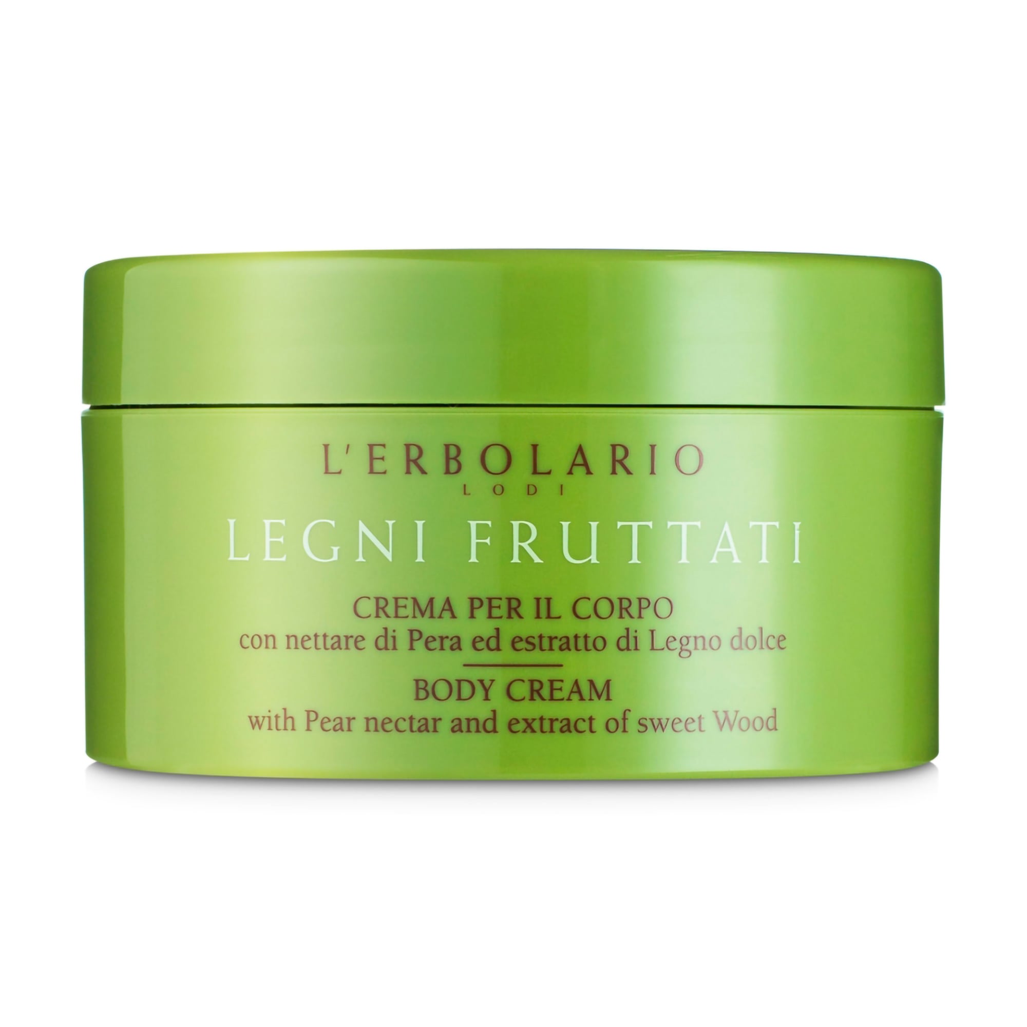 Ароматизований крем для тіла L'Erbolario Legni Fruttati Body Cream Фрукти та коріння, 250 мл