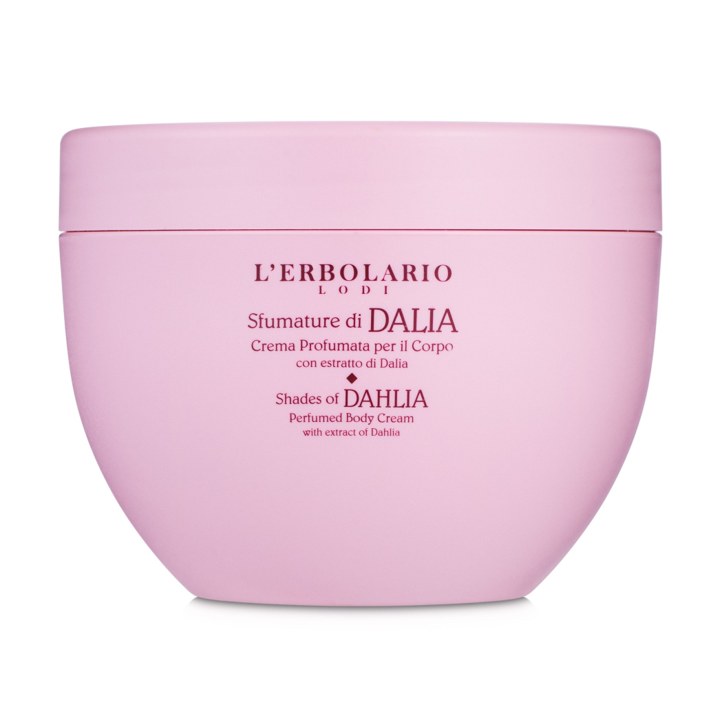 Ароматизований крем для тіла L'Erbolario Shades Of Dahlia Perfumed Body Cream Жоржина, 300 мл