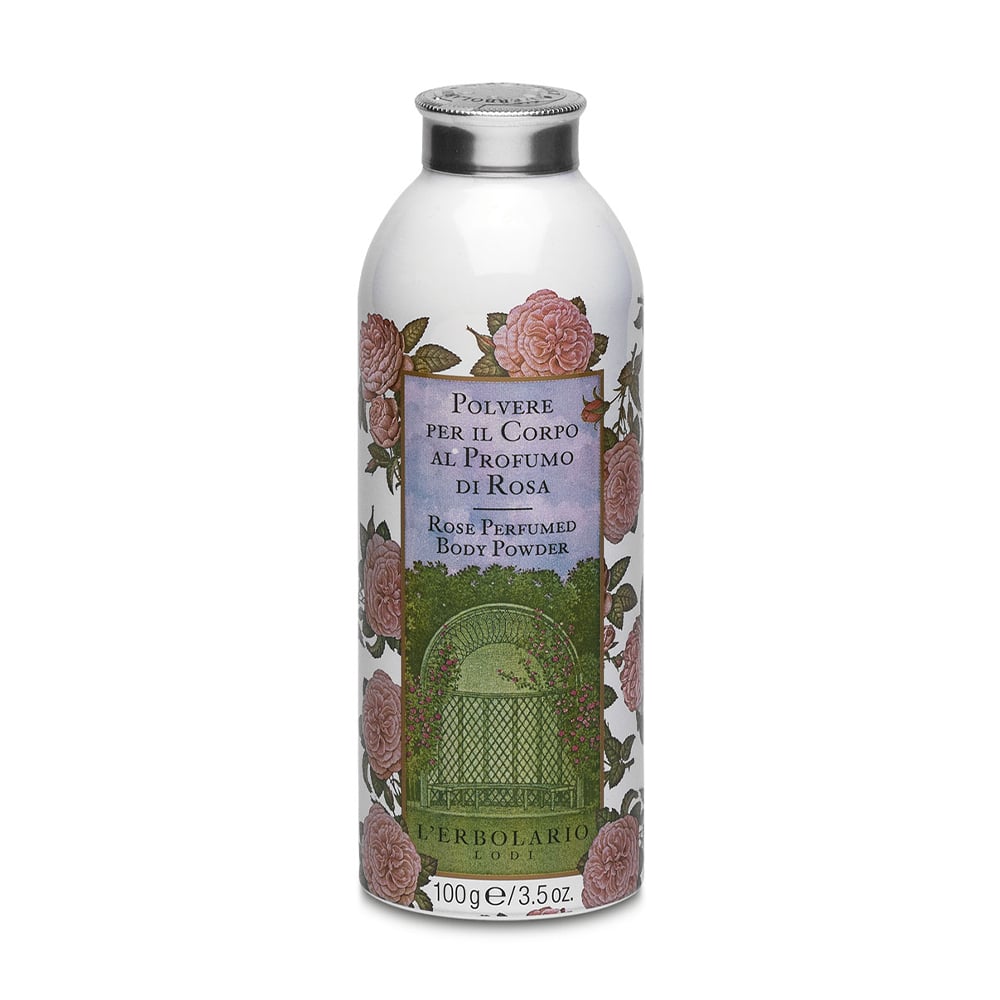 Ароматизований тальк для тіла L'Erbolario Rose Perfumed Body Powder Троянда, 100 г