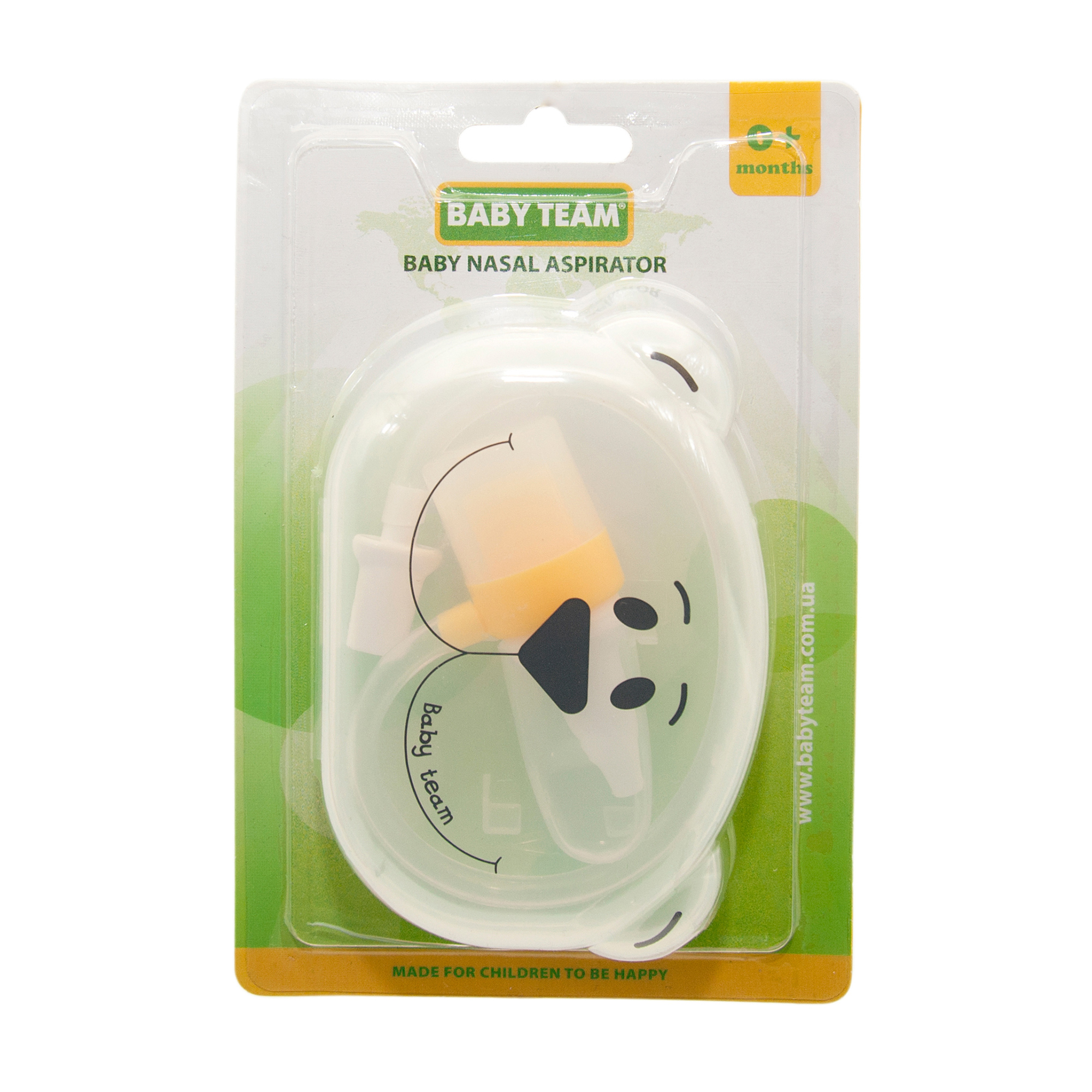Аспіратор назальний Baby Team із трубочкою, з народження (7003)