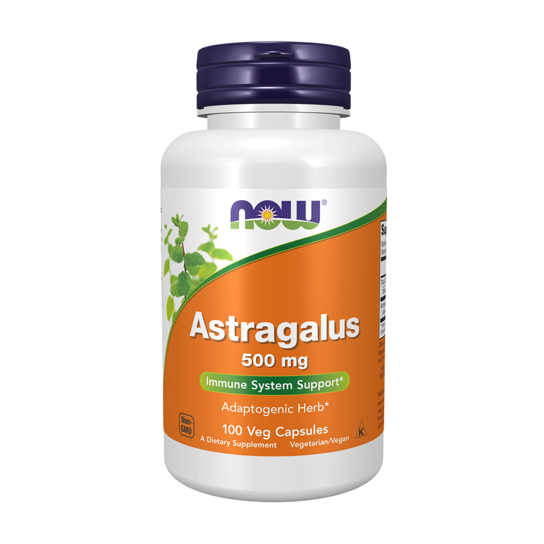 Астрагал NOW Foods Astragalus 500 мг, 100 капсул