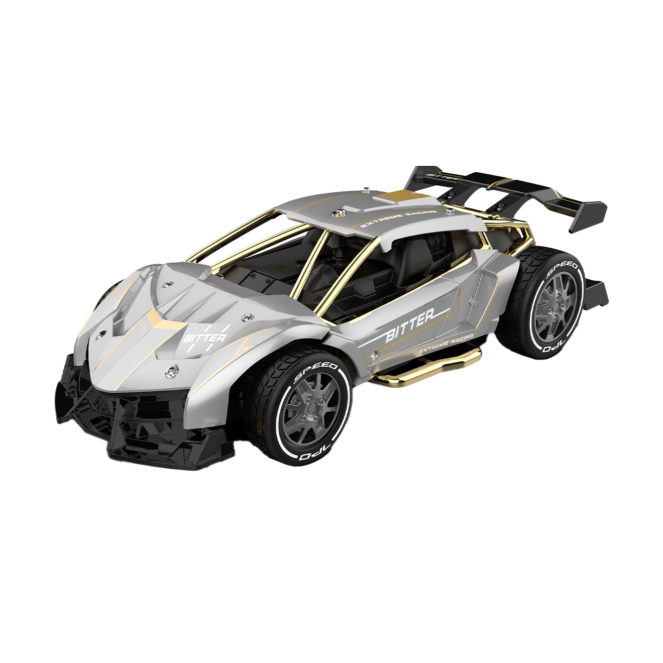 Автомобіль KS Drive Extreme Racing на радіокеруванні, 2.4 ГГц, сріблястий, від 8 років (SL-8212ARHS)