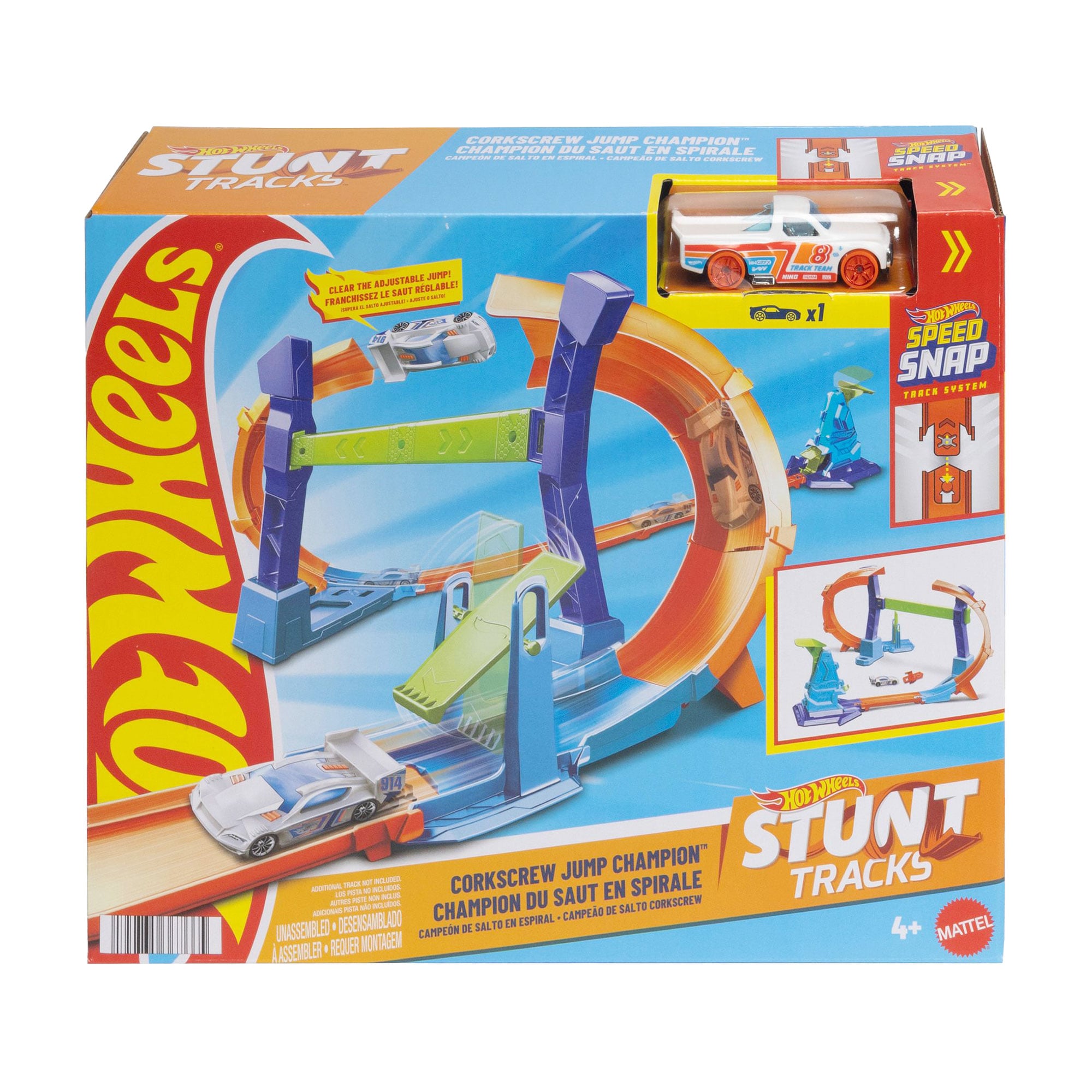 Автомобільний трек Hot Wheels Чемпіон неймовірних стрибків, від 4 років (JLM91)