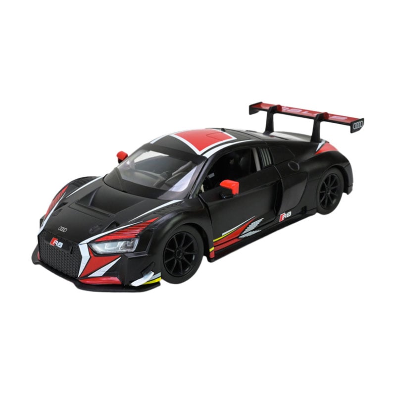 Автомодель Автопром Audi R8 LMS, 1:24, у коробці, зі світлом та звуком, чорна, від 3 років, 19*8*5 см (68262A(B))