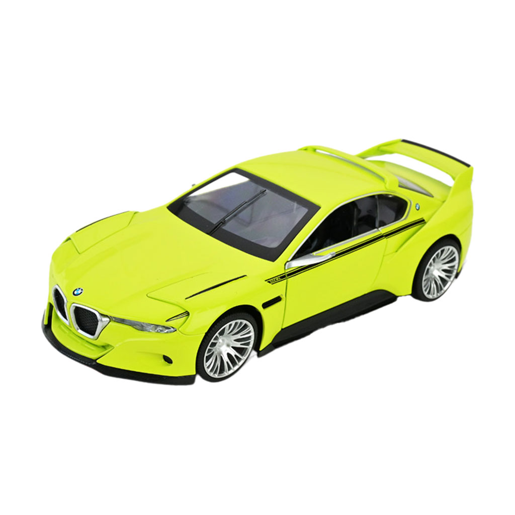 Автомодель Автопром BMW 3.0 CSL Himmage R, 1:24, у коробці, зі світлом та звуком, жовта, 21*8.5*5 см, від 3 років (68257A(G))