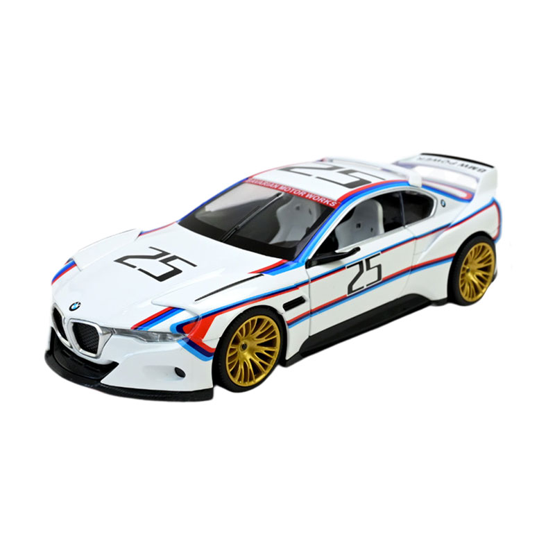Автомодель Автопром BMW 3.0 CSL Hommage R, 1:24, у коробці, зі світлом та звуком, біла, від 3 років, 20.5*8.5*5.5 см (68257A)