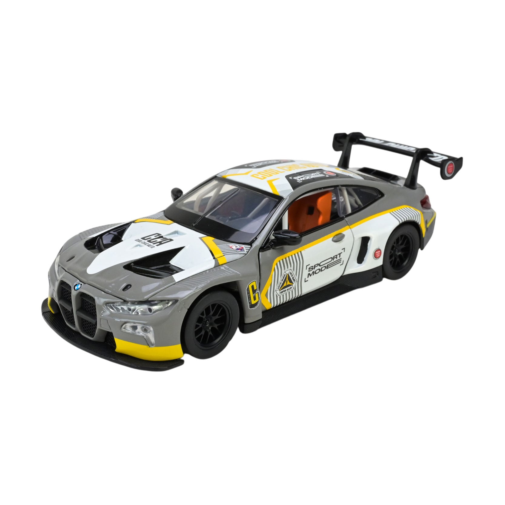 Автомодель Автопром Sport BMW M4 GT3, 1:32, зі світлом та звуком, у коробці, від 3 років, 15*6*4 см (68715AG)