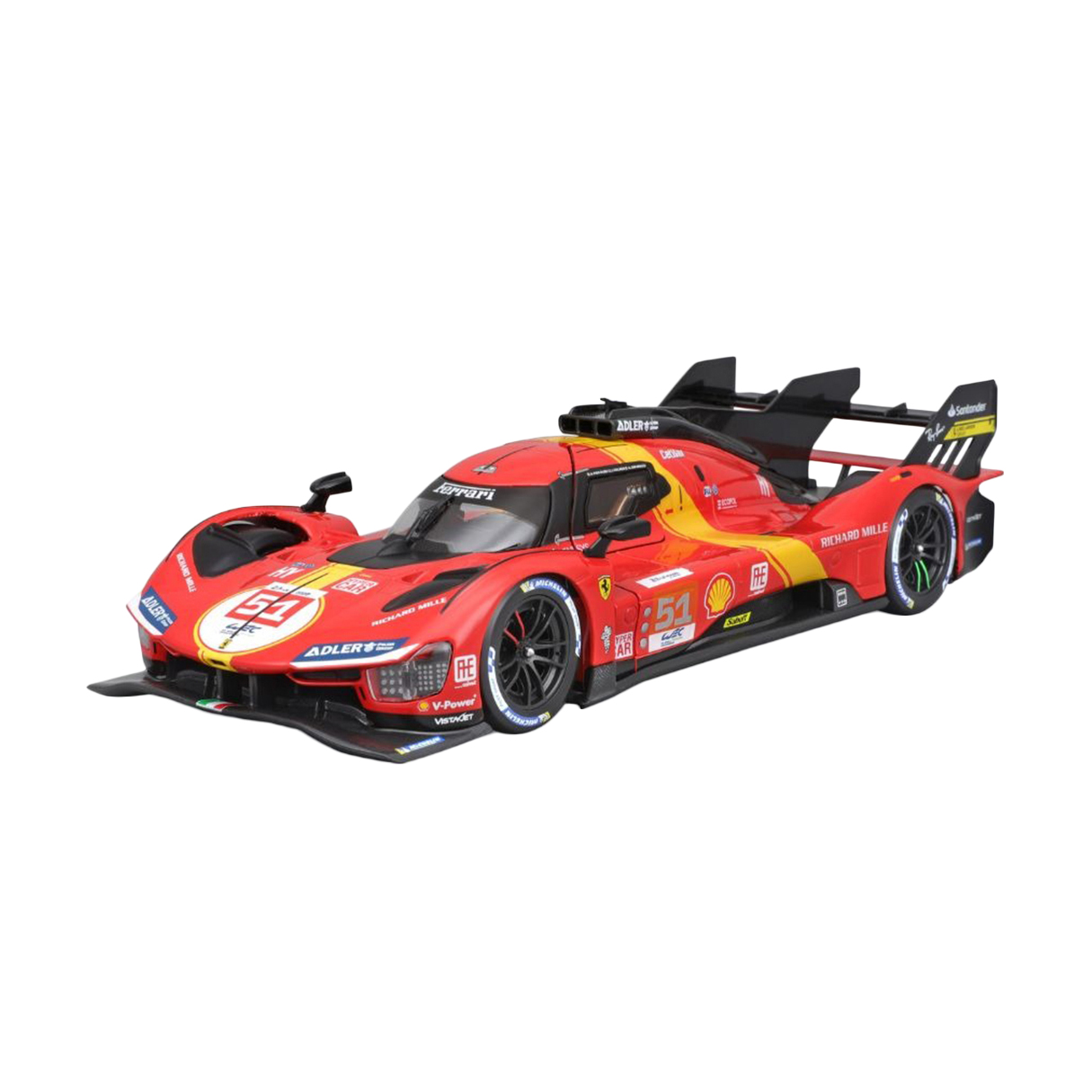 Автомодель Bburago Ferrari 499P LMH, 1:24, червона, від 14 років, 8*20*5 см (18-26309)