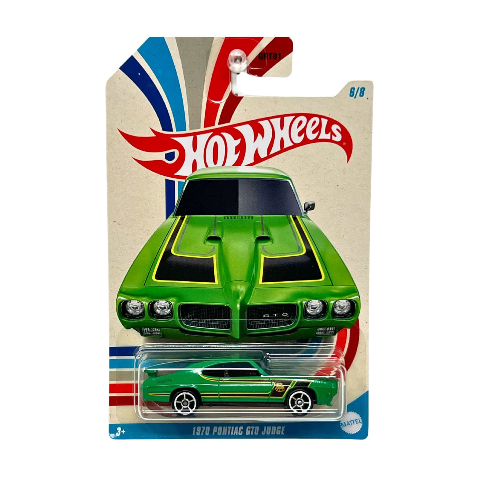 Автомодель Hot Wheels Свято швидкості 70 Pontiac Gto Judge зелена, від 3 років (GRT01)