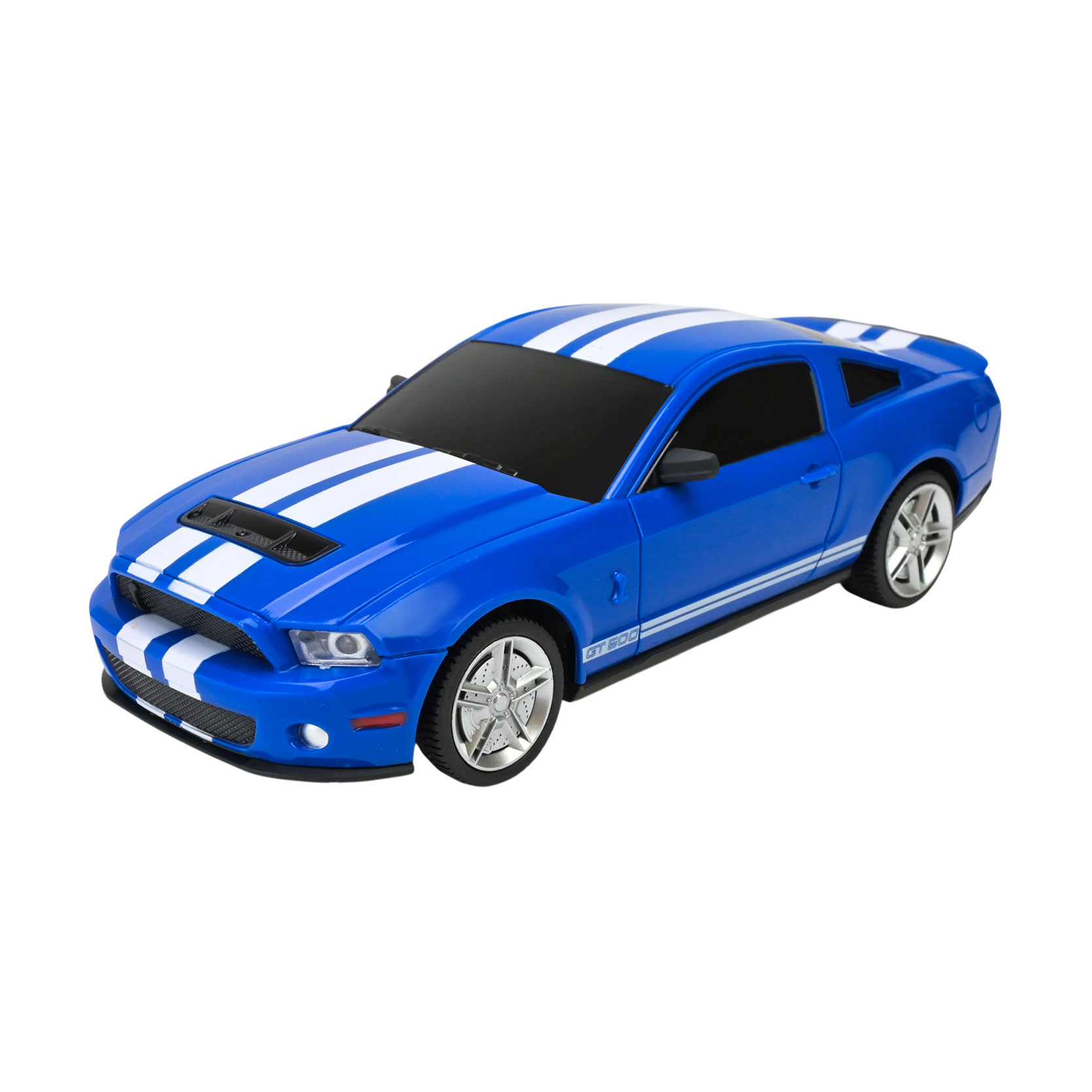 Автомодель Powermotors Ford Mustang Shelby GT 500 1:24, на радіокеруванні, 19*8*6 см, синя, від 6 років (PM2405 BLUE)