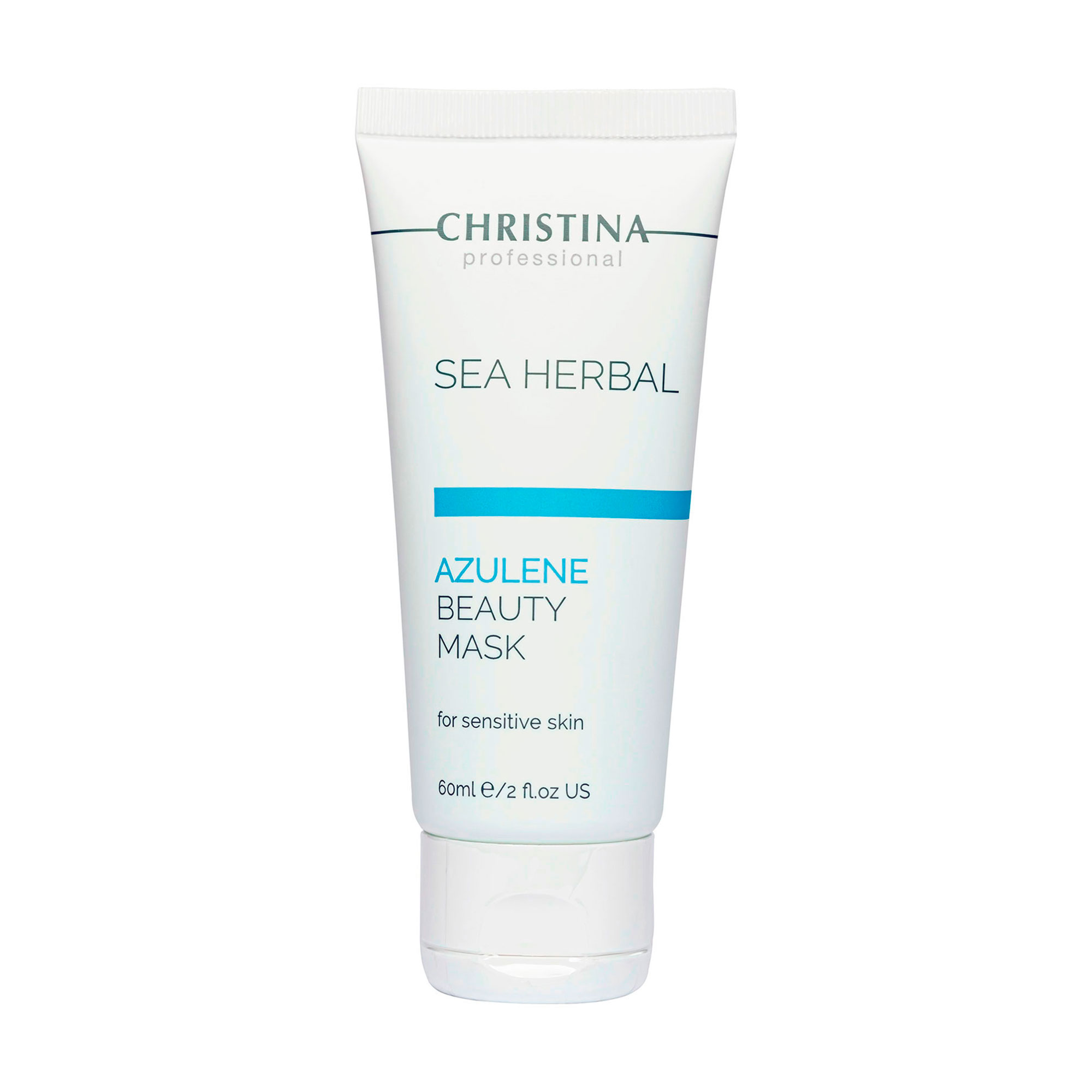 Азуленова маска для обличчя Christina Sea Herbal Beauty Mask Azulene для чутливої шкіри, 60 мл