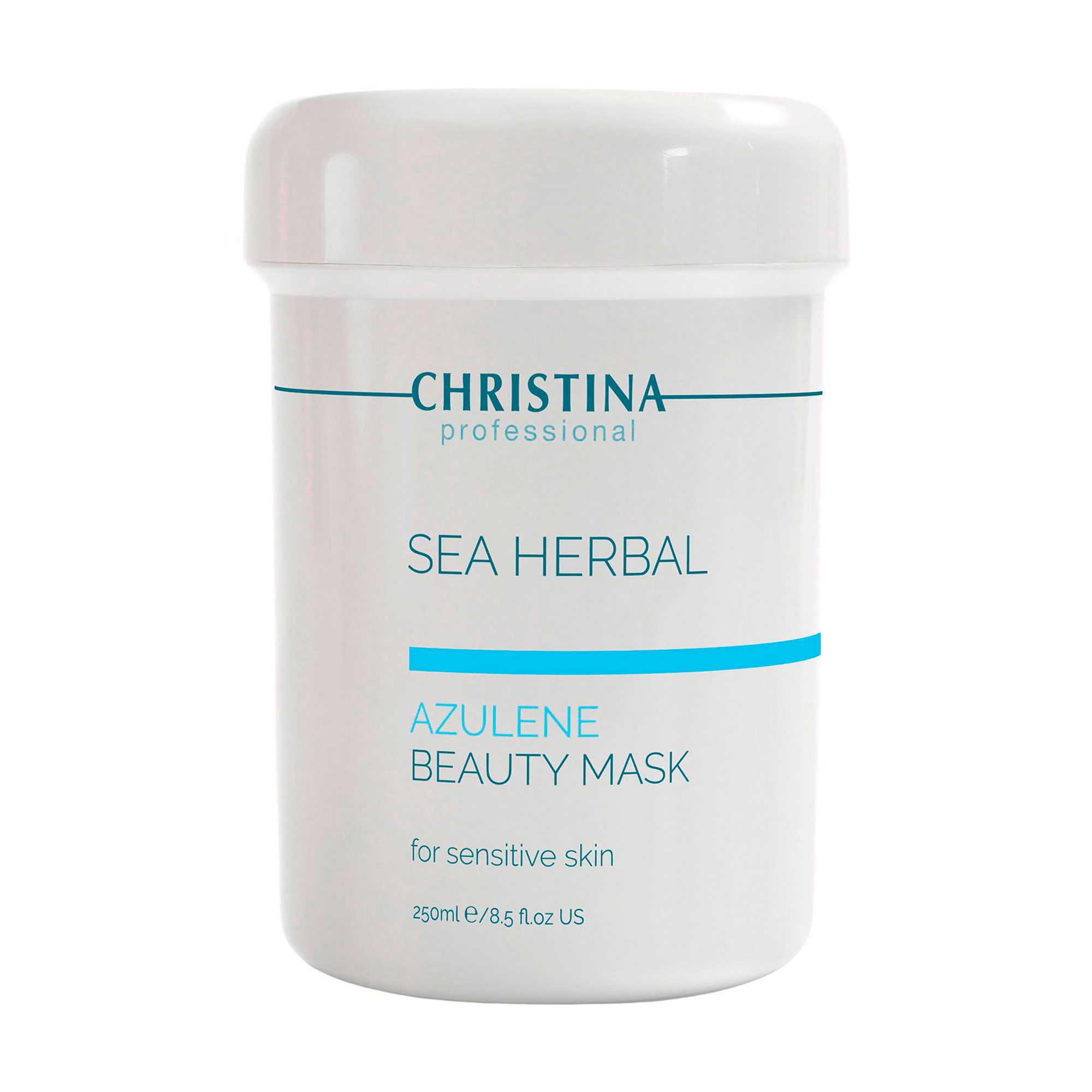 Азуленова маска для обличчя Christina Sea Herbal Beauty Mask Azulene для чутливої шкіри, 250 мл