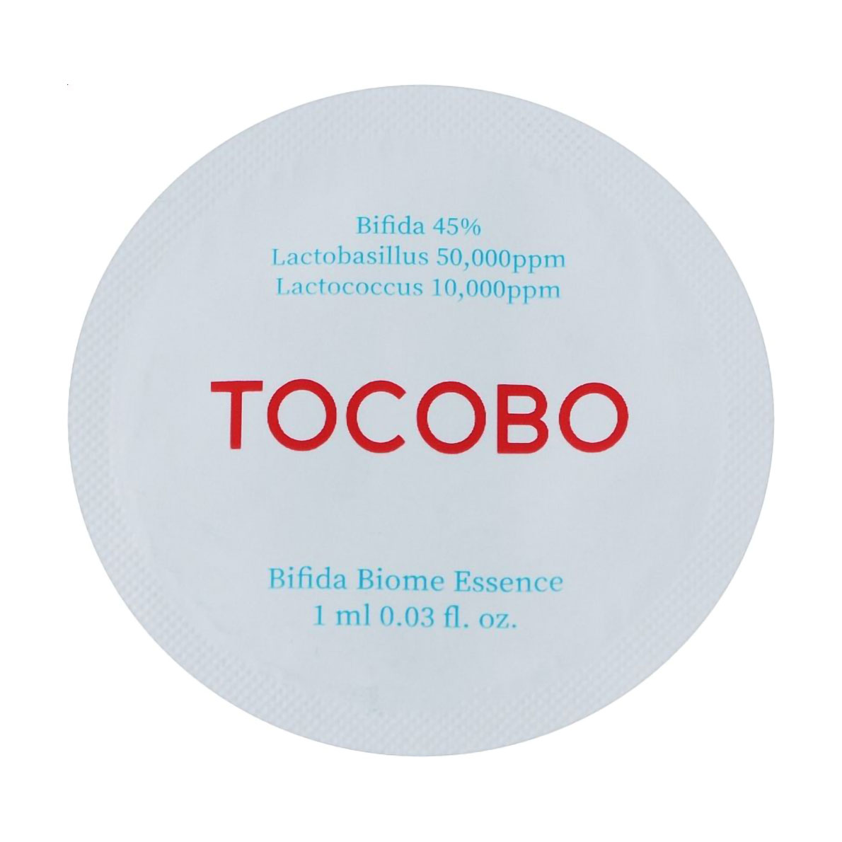 Багатофункціональна есенція для обличчя Tocobo Bifida Biome Essence з біфідобактеріями, 1 мл (пробник)